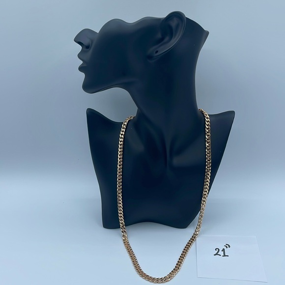 18k 6mm Gold Plated Necklace, Assorted Lengths - Picture 5 of 10